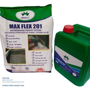 Maxflex 201 (bộ 25kg)  - màng chống thấm hai thành phần