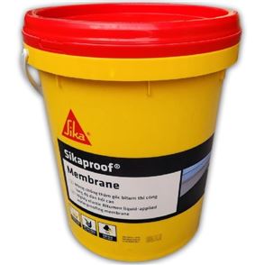 Sikaproof Membrane 18kg chống thấm mái - Màng lỏng chống thấm bitum polyme