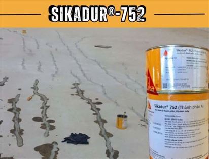 Xử lý vết nứt bê tông sika 752